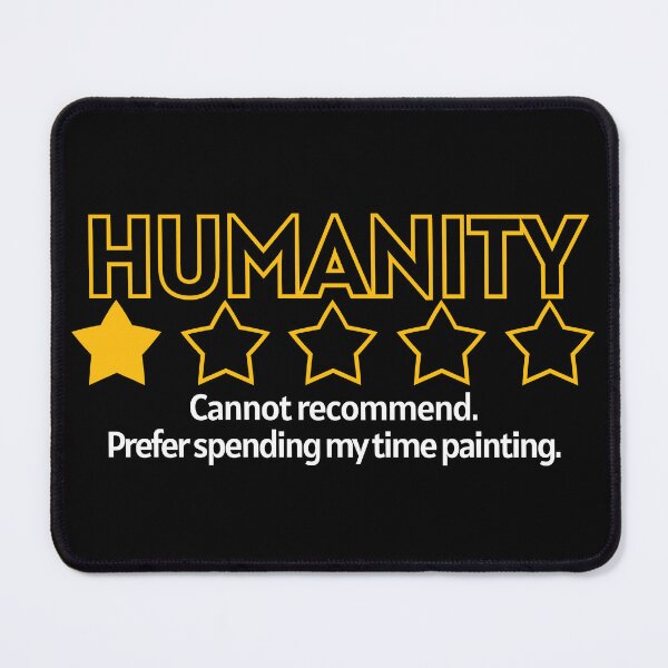 Item preview, Humanity One Star - Rather be painting designed and sold by Cut & Paste Productions.