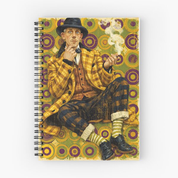 Item preview, Eccentric Vintage Man in Yellow Plaid Suit designed and sold by Piotrek0001.