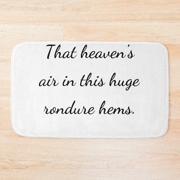 Item preview, "That heaven's air in this huge rondure hems." - handwriting black designed and sold by ariksworld.