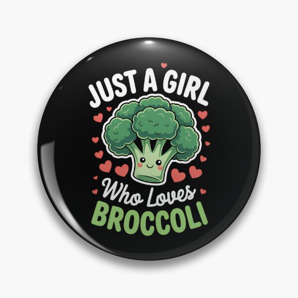 Item preview, Just a Girl Who Loves Broccoli designed and sold by Moon-Ape.
