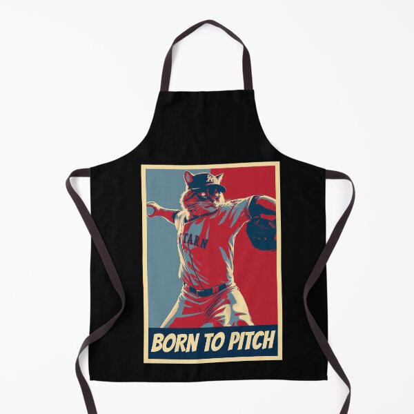 Item preview, Born To Pitch Baseball Cat The Pitcher designed and sold by TrueArtsStore.