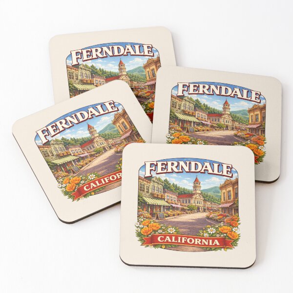 Item preview, Ferndale, California - Victorian Village designed and sold by Myra365Art.