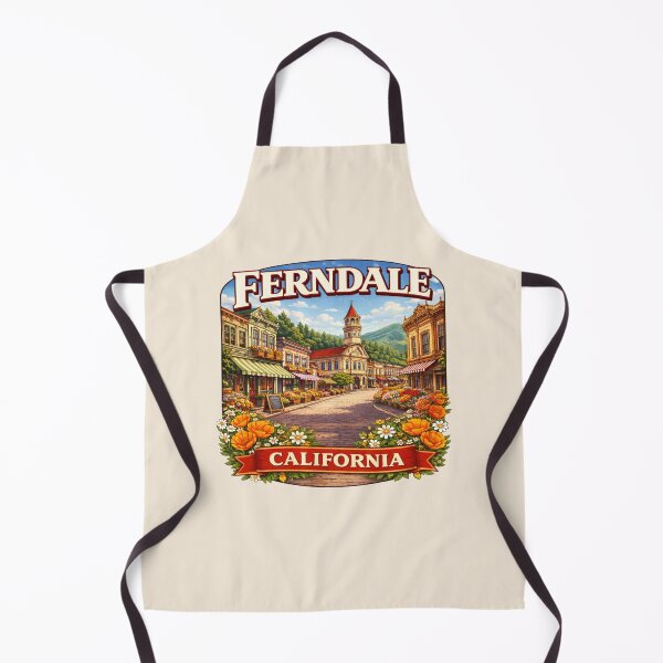 Item preview, Ferndale, California - Victorian Village designed and sold by Myra365Art.