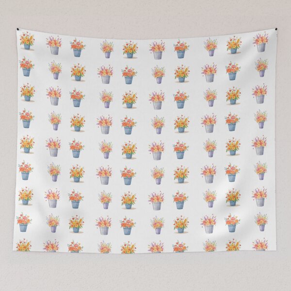 Item preview, Watercolor Flower Bucket Collection designed and sold by KrisGraphic45.