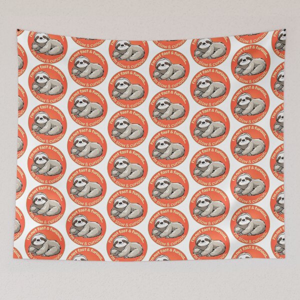 Item preview, Copy of Funny lazy sloth Animal Meme Design ver 12c– Cute sloth Humor, sloth lazy Lover Gift, funny Animals designed and sold by CosmicNook1.