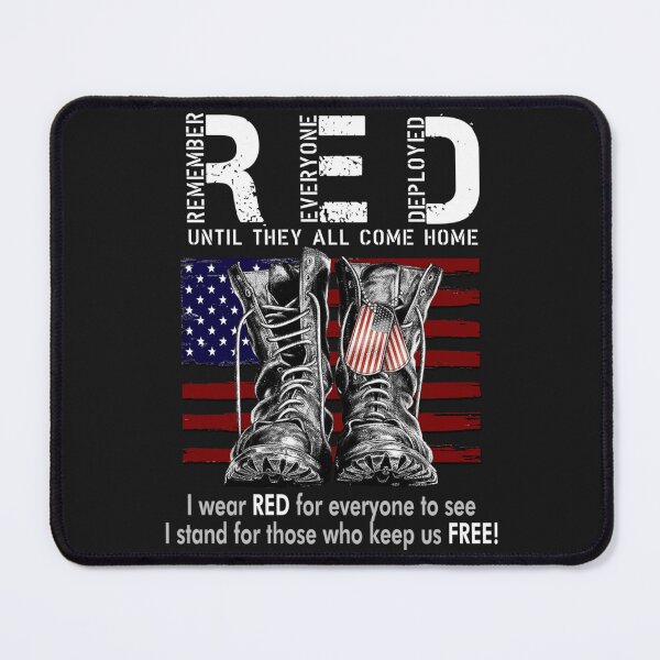 Item preview, R.E.D Friday Remember Everyone Deployed Military Support designed and sold by HermanCharlotte.