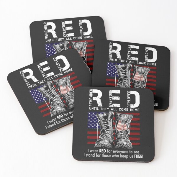 Item preview, R.E.D Friday Remember Everyone Deployed Military Support designed and sold by HermanCharlotte.