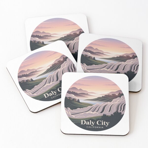 Item preview, Daly City California: Fog Wave Hills  designed and sold by CircinusStore.