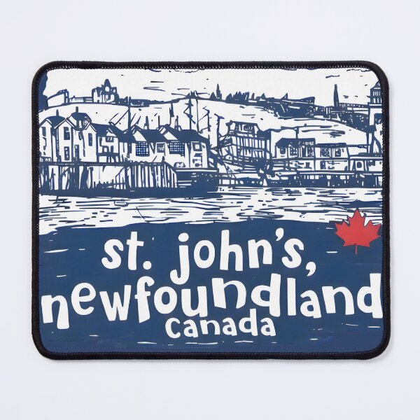 Item preview, St. John's Newfoundland Canada Minimalist Line Art Skyline  designed and sold by HowToCanadian.