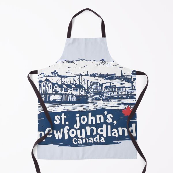 Item preview, St. John's Newfoundland Canada Minimalist Line Art Skyline designed and sold by HowToCanadian.