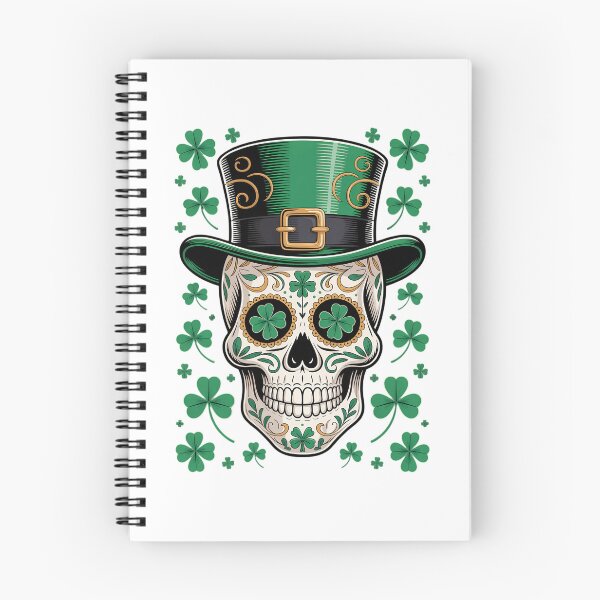 Item preview, Irish Skull Shamrock Leprechaun Ireland St Patricks Day designed and sold by Moon-Ape.