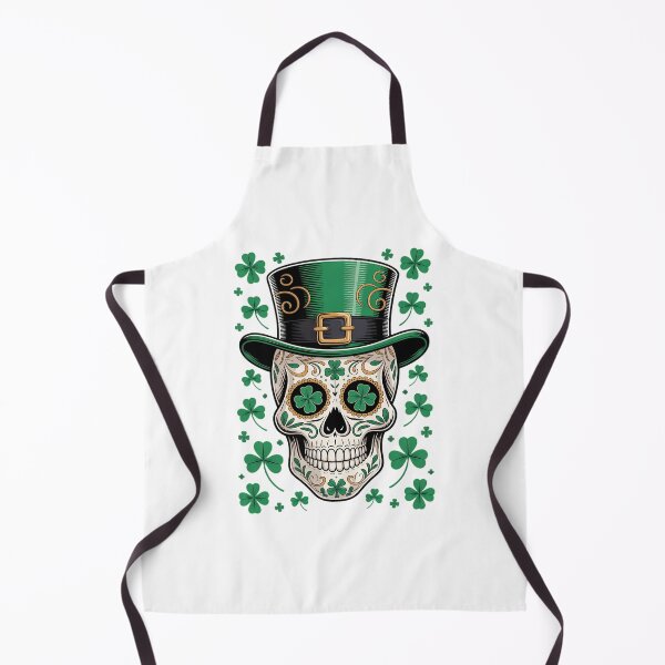 Item preview, Irish Skull Shamrock Leprechaun Ireland St Patricks Day designed and sold by Moon-Ape.