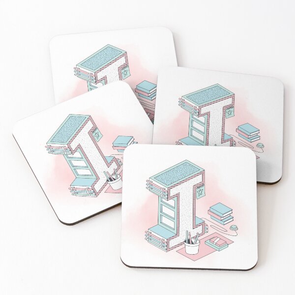 Item preview, Isometric Letter I - Creative Studio & Reading Nook designed and sold by Soluna Studio.
