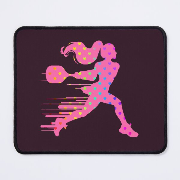 Item preview, Love Pickleball Pink Hearts Silhouette - Valentine's Day Sport designed and sold by Wennebabs.