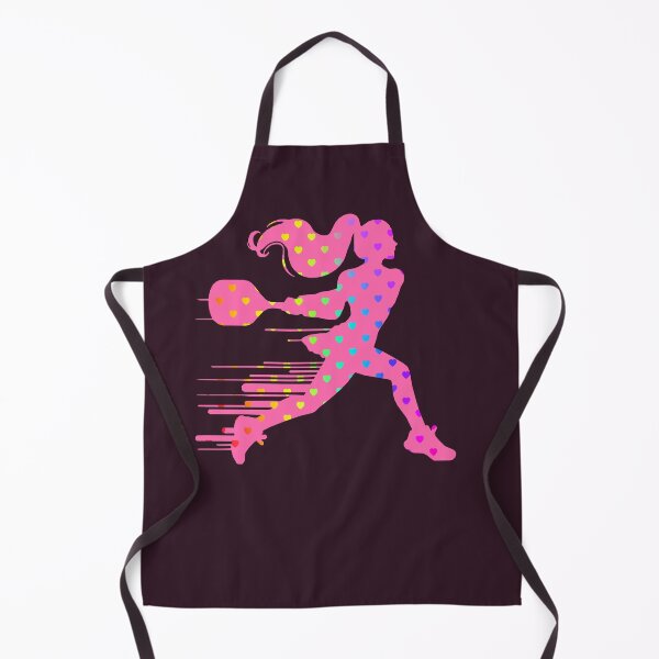 Item preview, Love Pickleball Pink Hearts Silhouette - Valentine's Day Sport designed and sold by Wennebabs.