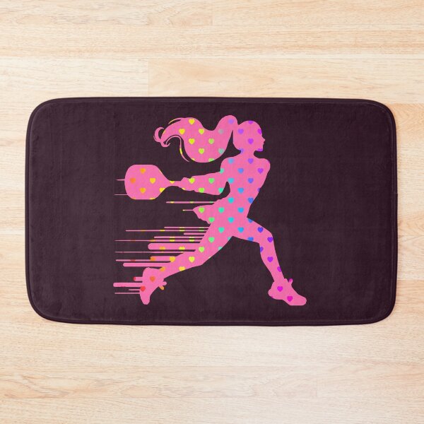 Item preview, Love Pickleball Pink Hearts Silhouette - Valentine's Day Sport designed and sold by Wennebabs.
