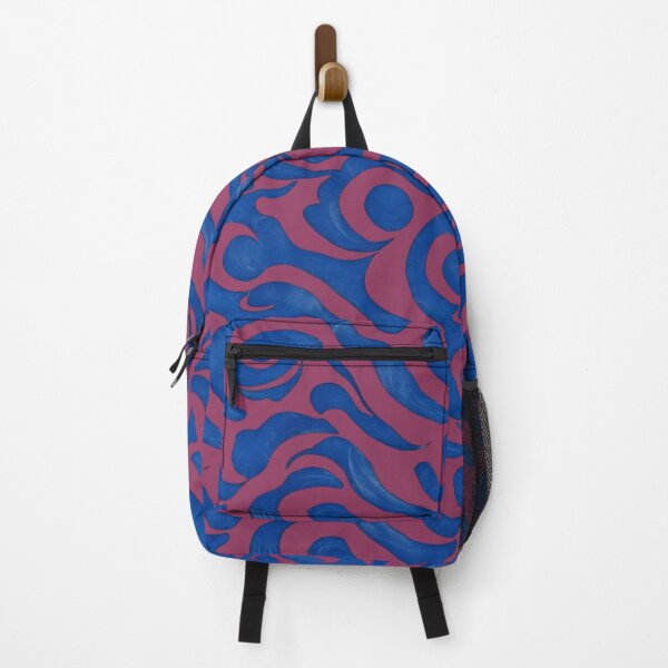 Item preview, Abstract Blue Wave Pattern - Fluid Ocean Inspired Design designed and sold by Rangmanch.