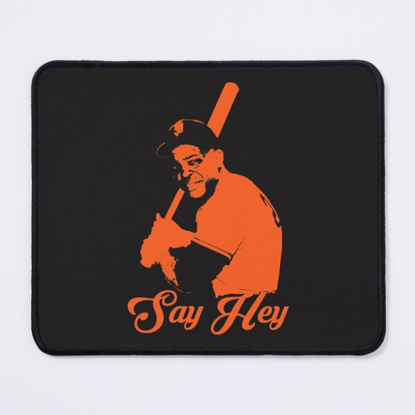 Item preview, Vintage Say Hey Willie Mays Orange Stencil designed and sold by HermanCharlotte.