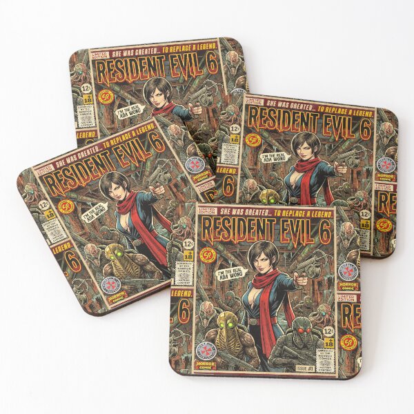 Item preview, Resident Evil 6 Carla Radames Retro Comic Cover Art designed and sold by Back2Collage.