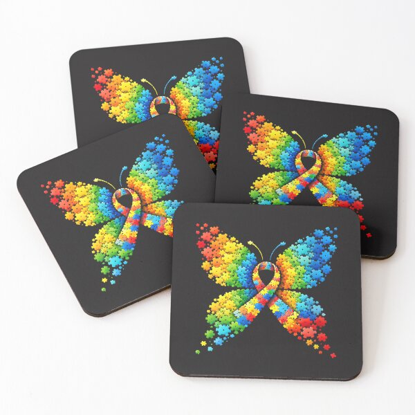 Item preview, Women's Autism Awareness Butterfly Colorful Graphic designed and sold by HermanCharlotte.