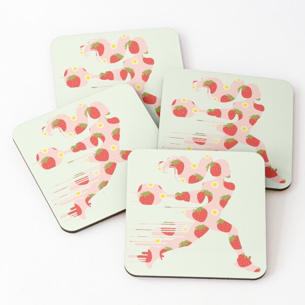 Item preview, Sweet Strawberry Pickleball - Summer Fruit Sport Aesthetic designed and sold by Wennebabs.