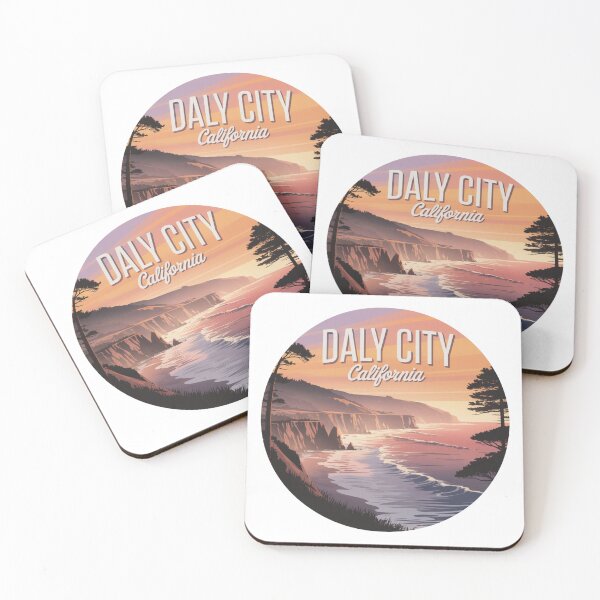 Item preview, Daly City California: Coastal Sunset Cinematic Cliffside designed and sold by CircinusStore.