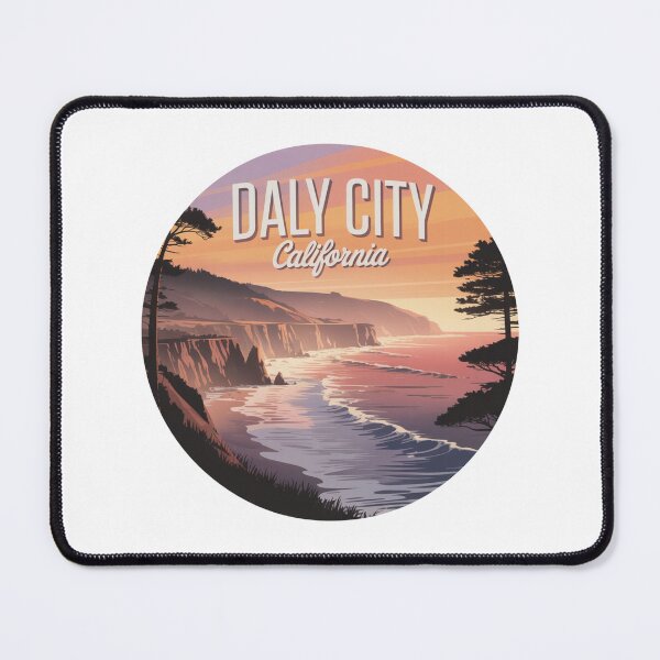 Item preview, Daly City California: Coastal Sunset Cinematic Cliffside designed and sold by CircinusStore.