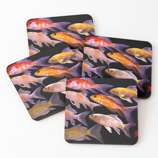 Item preview, Japanese Koi Fish Beauty Kanji Art designed and sold by The Greenhouse Studio.