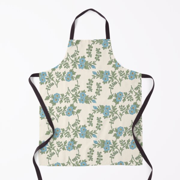 Item preview,  light blue flowers designed and sold by Nice-patterns.