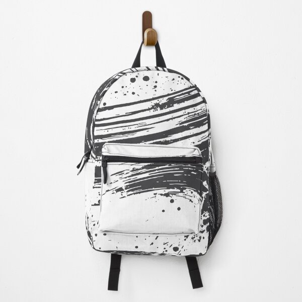 Item preview, Bold black ink circle with expressive brush stroke and splattering paint, combining minimal Zen enso aesthetics with grunge tire-track texture1 designed and sold by Dejbar.