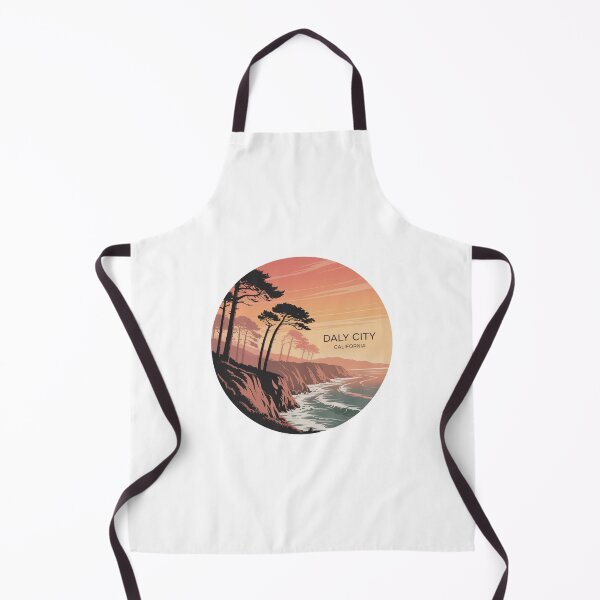 Item preview, Daly City California: Rugged Sunset Cliff Illustration designed and sold by CircinusStore.