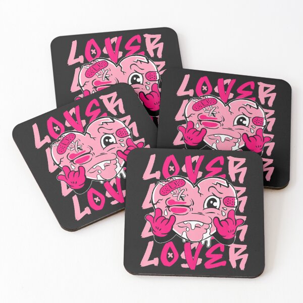Item preview, Pink Loser Lover Drip Heart Matching designed and sold by DareDaniella.