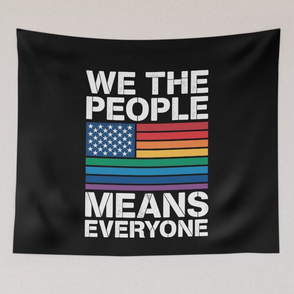 Item preview, LGBT Pride Parade We The People Means Everyone designed and sold by Moon-Ape.