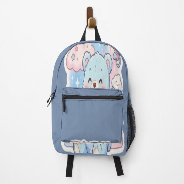Item preview, Cute Pastel Baby Blue Aesthetic Bear Sticker designed and sold by Chromatic Artistry.