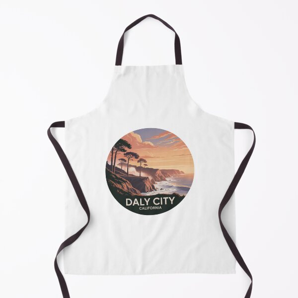 Item preview, Daly City California: Vintage Cliffside Illustration designed and sold by CircinusStore.