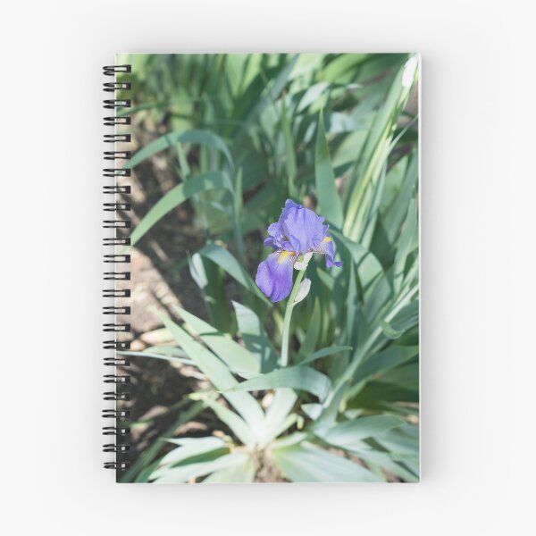 Item preview, Elegant Violet Iris Bloom in Sunlit Garden designed and sold by Georgia Mizuleva.
