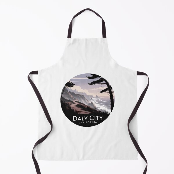 Item preview, Daly City California: Pastel Sunset Cliffside Illustration designed and sold by CircinusStore.