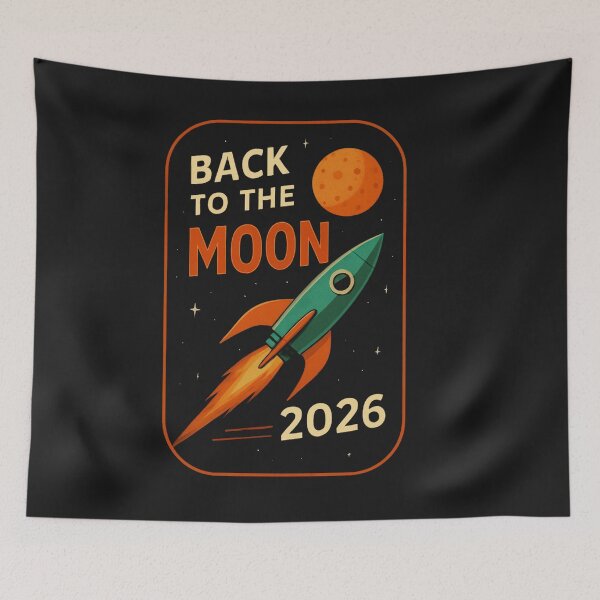 Item preview, Artemis Launch Back to the Moon 2026 Space Mission designed and sold by Clairenity Studio.