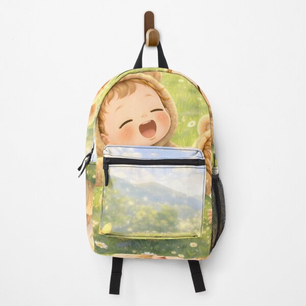 Item preview, Cute Bear Kids Playing in Sunny Meadow Kawaii Nursery Art designed and sold by Teenidesign .