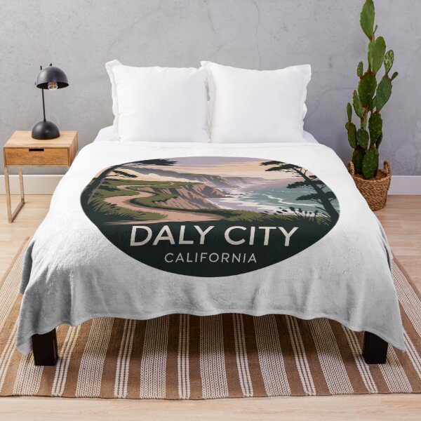 Item preview, Daly City California: Coastal Drive Pastel Cliffside designed and sold by CircinusStore.