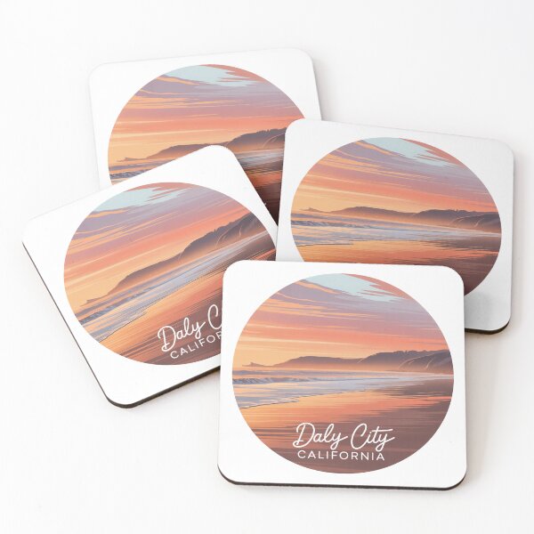 Item preview, Daly City California: Beach Sunset  designed and sold by CircinusStore.