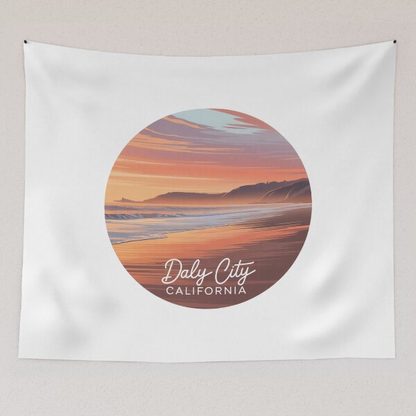 Item preview, Daly City California: Beach Sunset  designed and sold by CircinusStore.