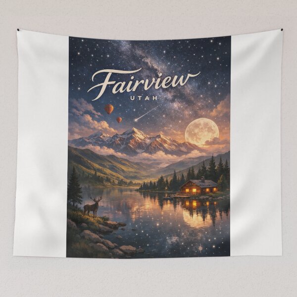 Item preview, Fairview Utah Sanpete County Manti La Sal Mountains and Skyline Drive designed and sold by Places On Earth.