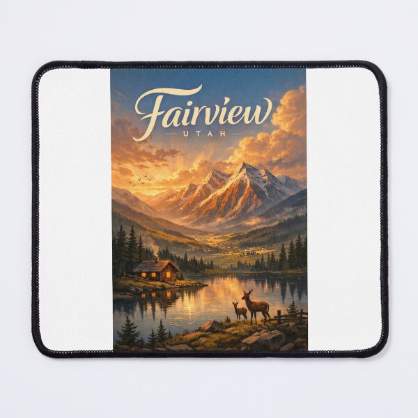 Item preview, Fairview Utah Sanpete Valley Wasatch Plateau and Manti National Forest designed and sold by Places On Earth.