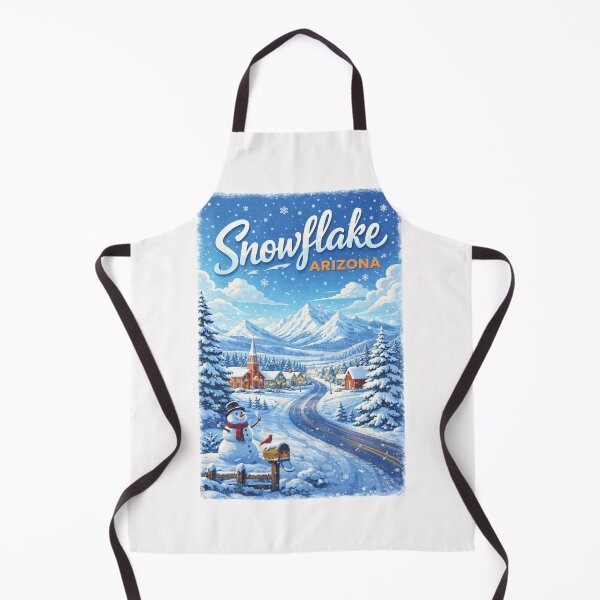 Item preview, Snowflake Arizona Navajo County White Mountains and Little Colorado River designed and sold by Places On Earth.
