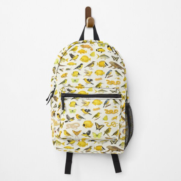 Item preview, Wild World in Yellow Retro Wildlife Identification Chart designed and sold by kakarikihill.