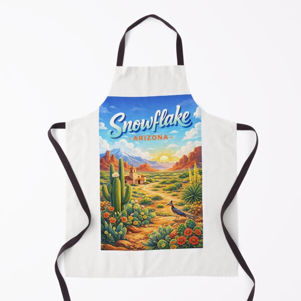 Item preview, Snowflake Arizona Navajo County Mogollon Rim and White Mountains Region designed and sold by Places On Earth.