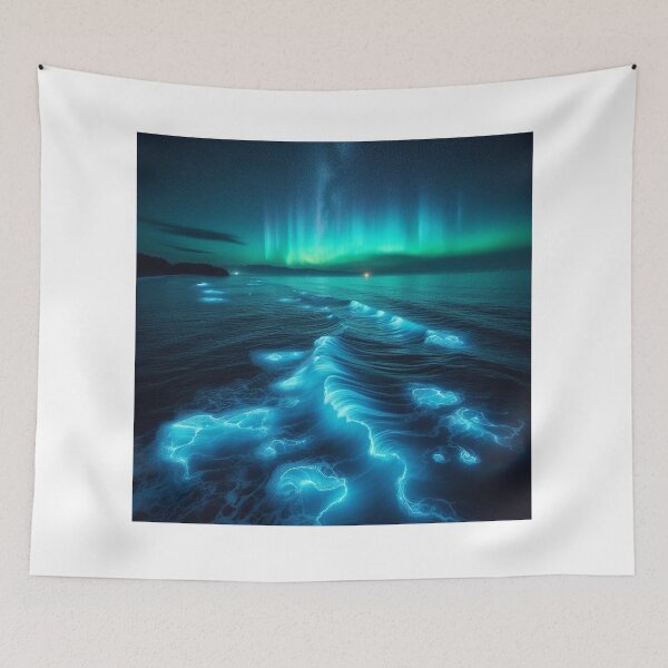 Item preview, Bioluminescence waves and aurora designed and sold by Nightscapes.