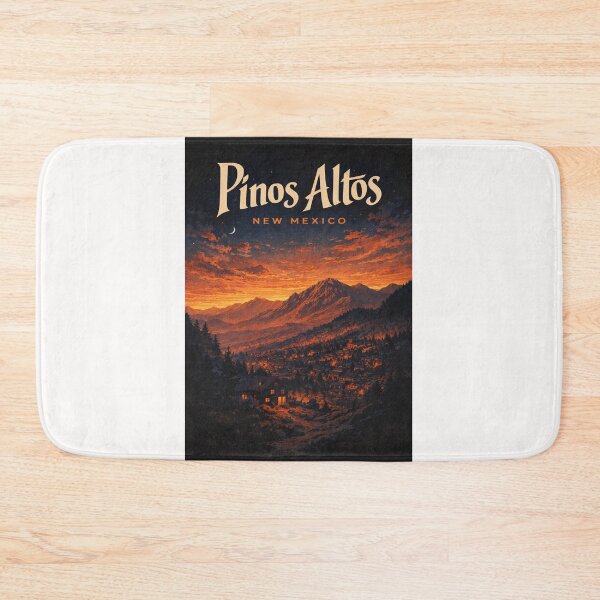 Item preview, Pinos Altos New Mexico Mountain Village Sunset in Gila National Forest near Silver City designed and sold by Places On Earth.