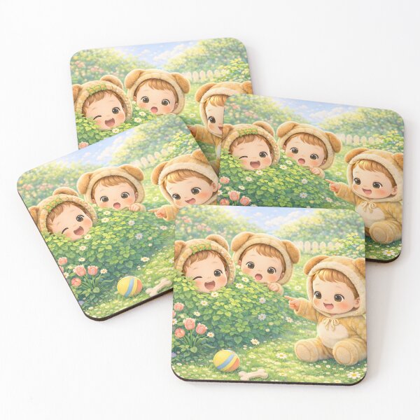 Item preview, Cute Bear Kids Garden Playtime Kawaii Nursery Wall Art designed and sold by Teenidesign .